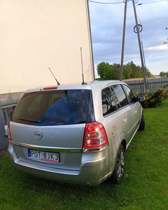 Opel Zafira cena 11900 przebieg: 159326, rok produkcji 2011 z Rawicz małe 37